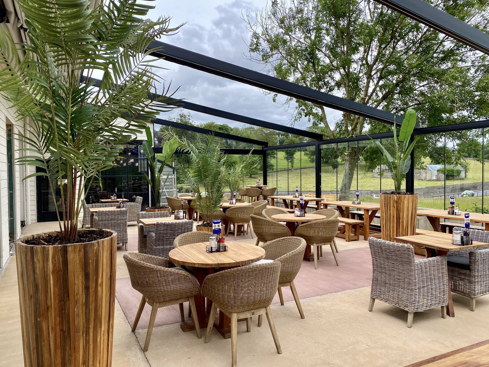 The terrace