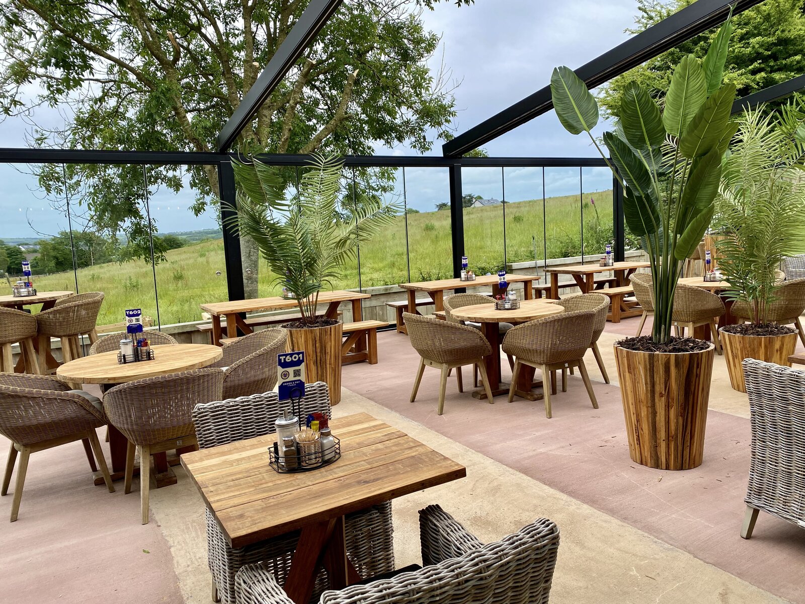 Outside dining