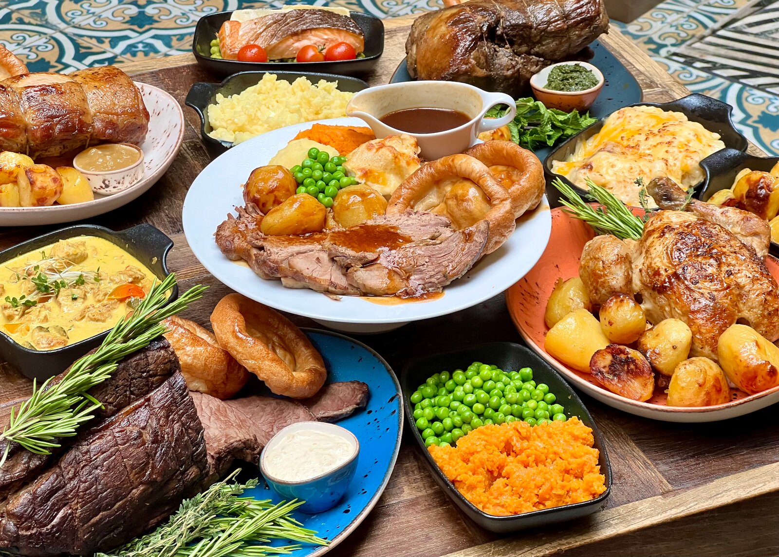 A full carvery plate.