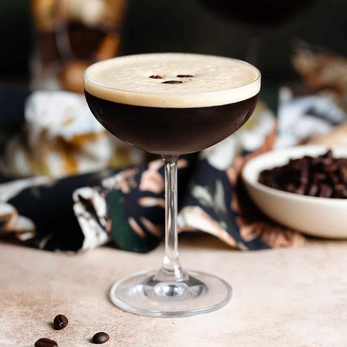 Tequila espresso martini