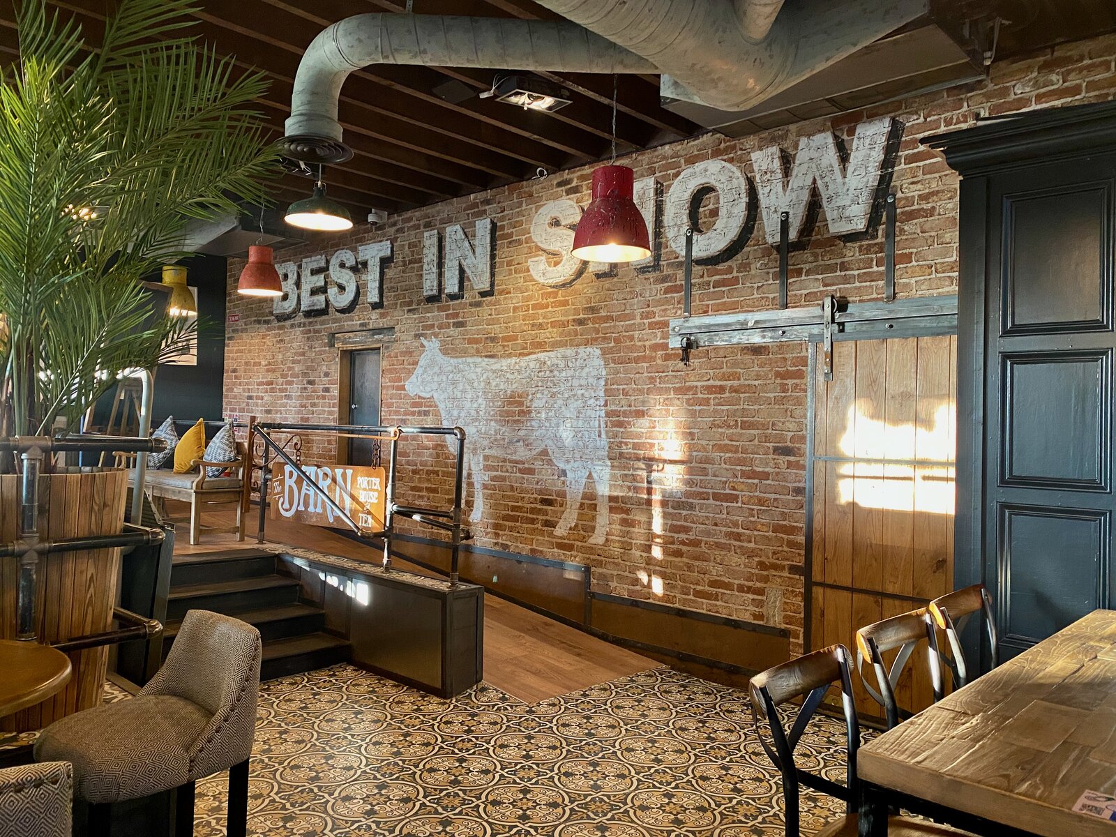 The Barn interior