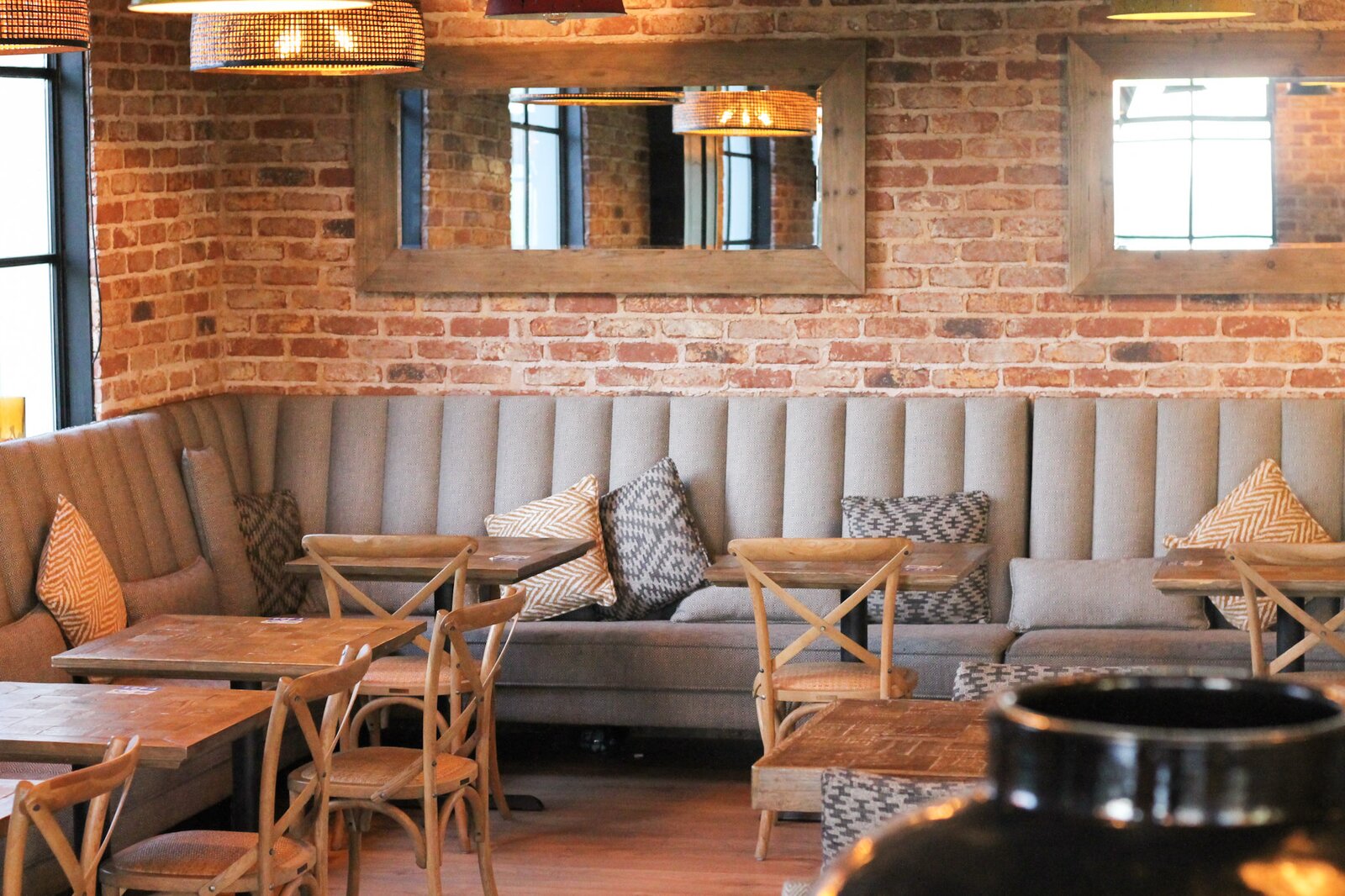 The Barn dining room